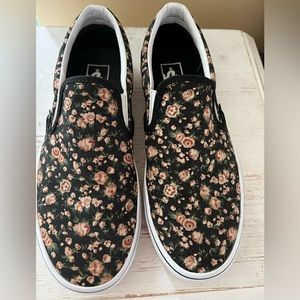 Van slide on shoes in Rose Dreams